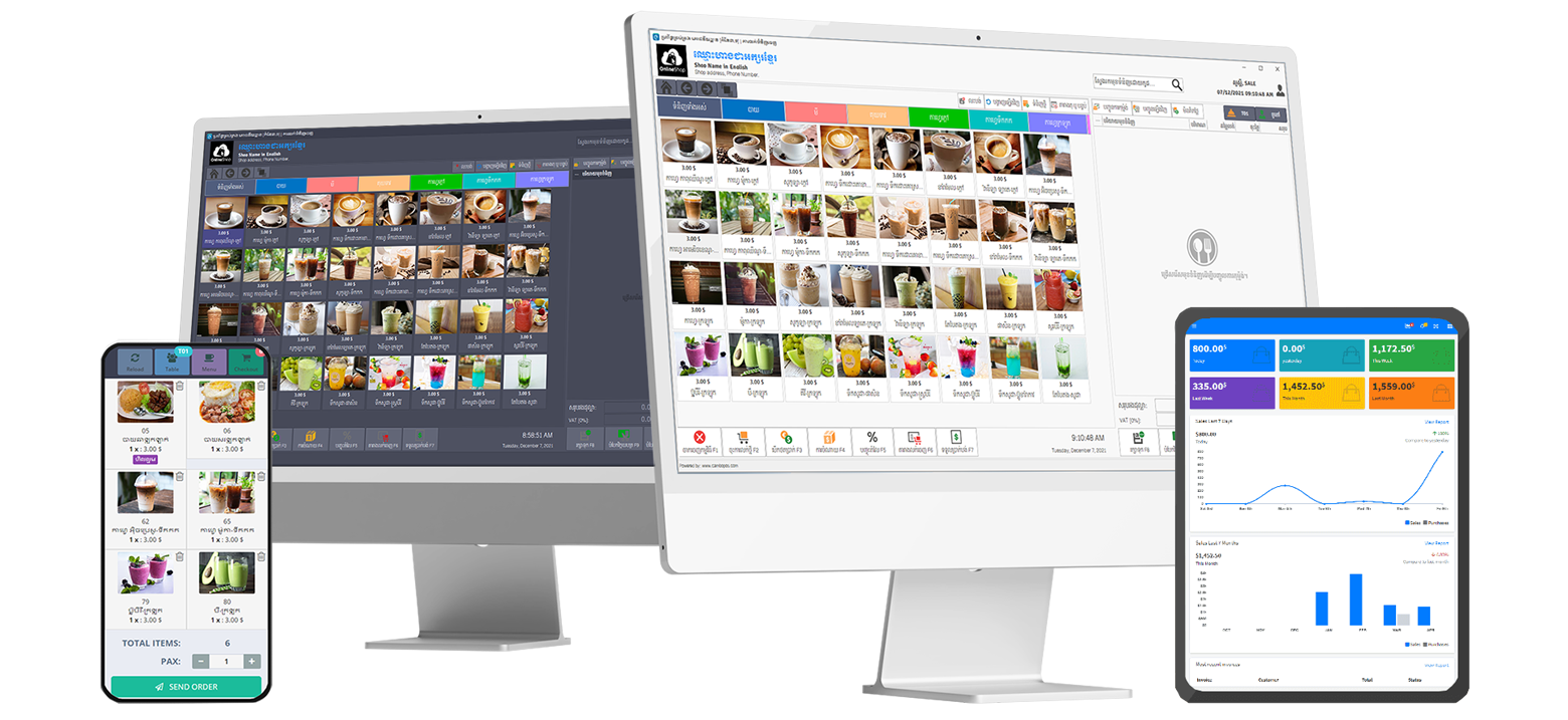 Point of Sale, Point of Sales, Cloud POS, POS software, POS system, POS in phnom penh,POS cambodia, Software POS, point of sale software